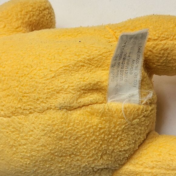 2001 Disney Fisher Price Baby's First Winnie the Pooh Bear Rattle Stuffed Plush - Picture 7 of 8
